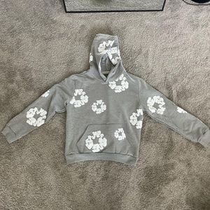 Denim Tears the Cotton wreath Hoodie Grey